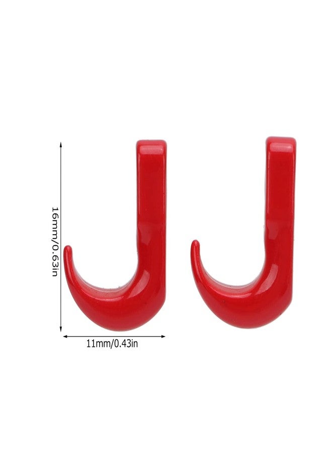 Astibym RC Tow Hook, Light Easy to Install RC Trailer Hook Authenticity for 1/24 Scale Model Mounting(red), car Model Accessories - Image 2